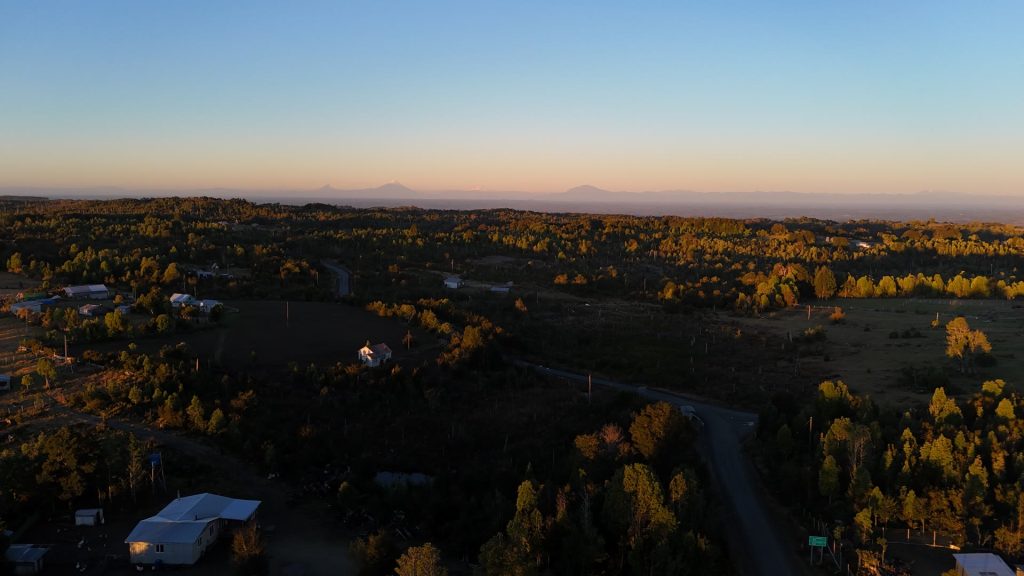 bosques del sarao atardecer volcanes